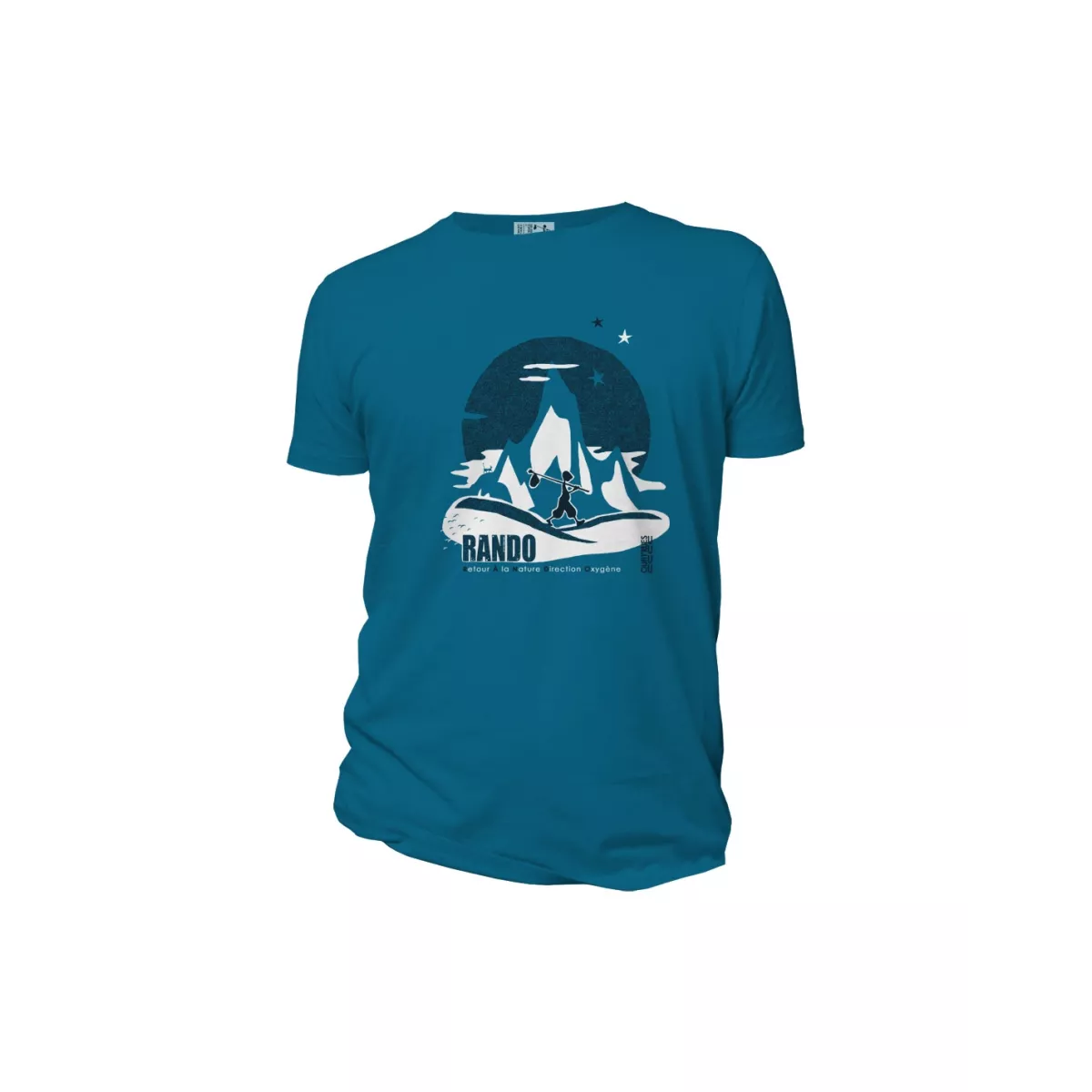Tee-shirt coton bio imprimé Rando