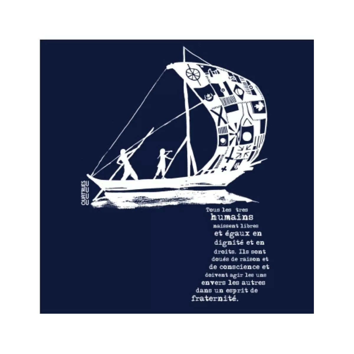 T-shirt d'un seul souffle coton bio