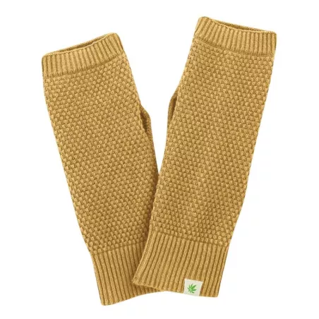 Gants tricotés chanvre et coton bio