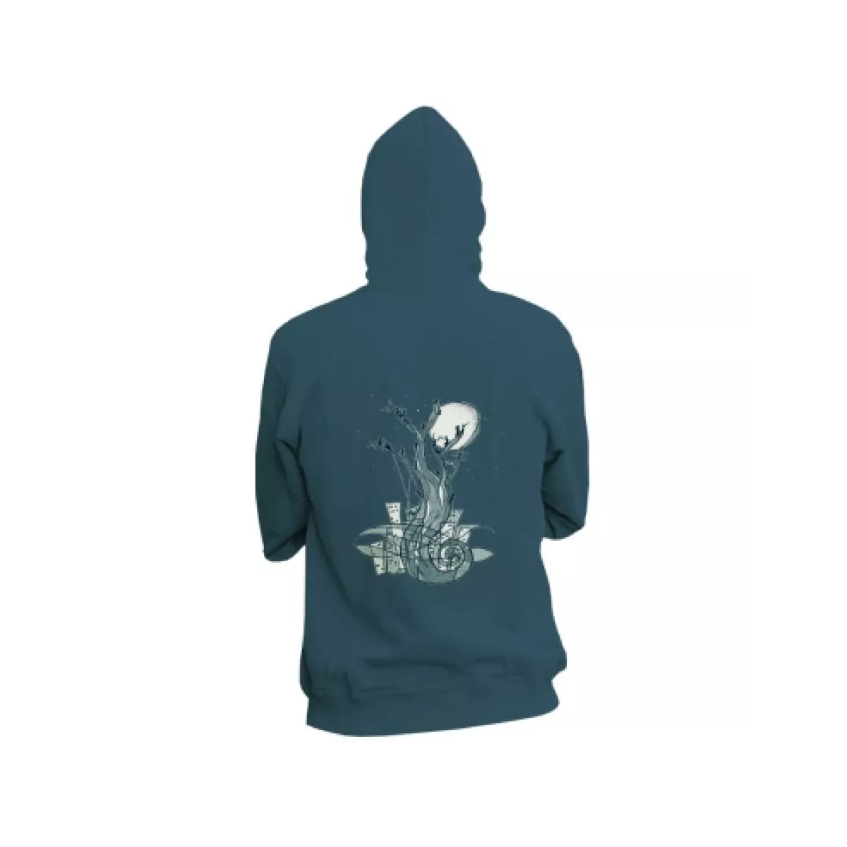 Veste à capuche imprimé un peu d'air Veste à capuche imprimé un peu d'air