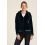 Veste Confortable en Coton pour Femme, Design Nicki - Bleu Profondeur Marine