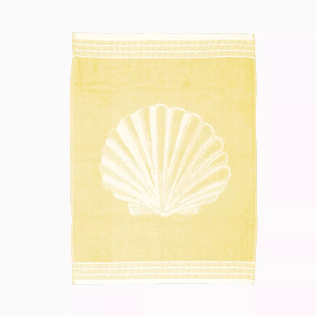 Torchon de cuisine en coton - motif coquillage - multicolore Torchon de cuisine en coton - motif coquillage - multicolore
