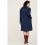 Robe Bleue en Coton avec Design Scribbles pour Femme