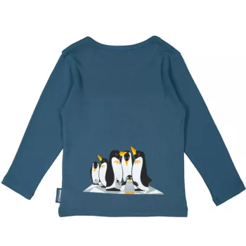 T-shirt enfant manches longues "PINGOUIN" - 100% Coton bio