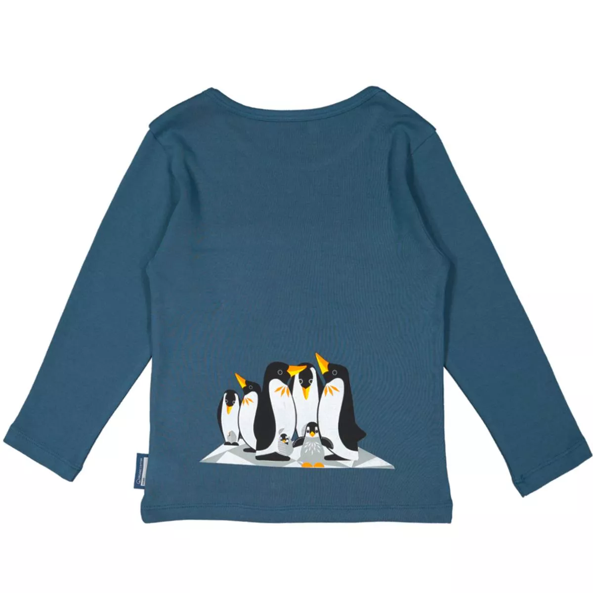 T-shirt enfant manches longues "PINGOUIN" - 100% Coton bio