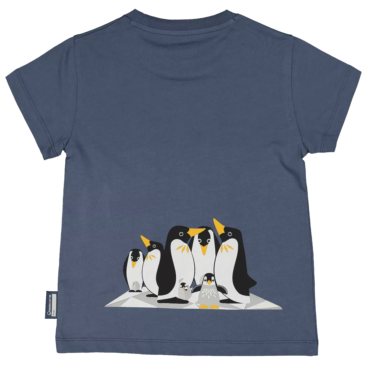 T-Shirt Manches courtes Pingouin gris bleu