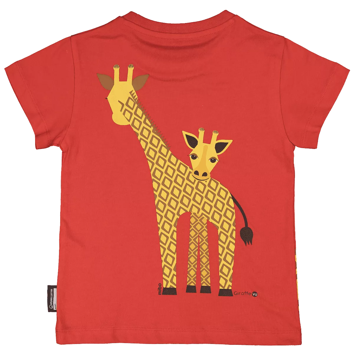 T-Shirt Manches courtes Girafe rouge
