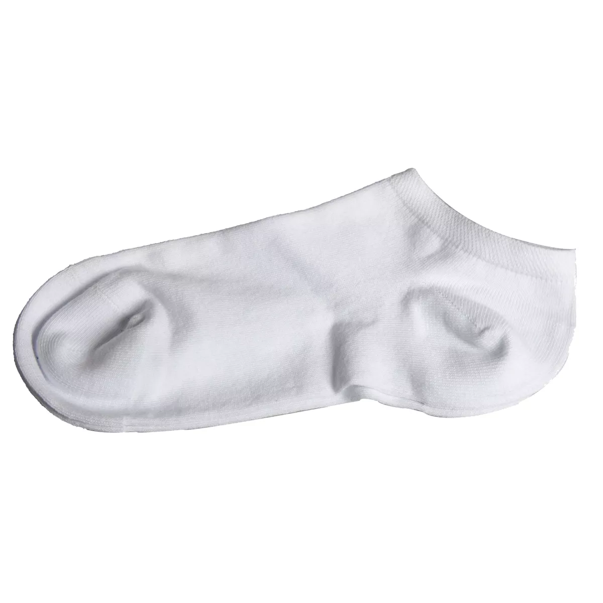 Lot de 2 paires de socquettes ajustées en coton - blanc