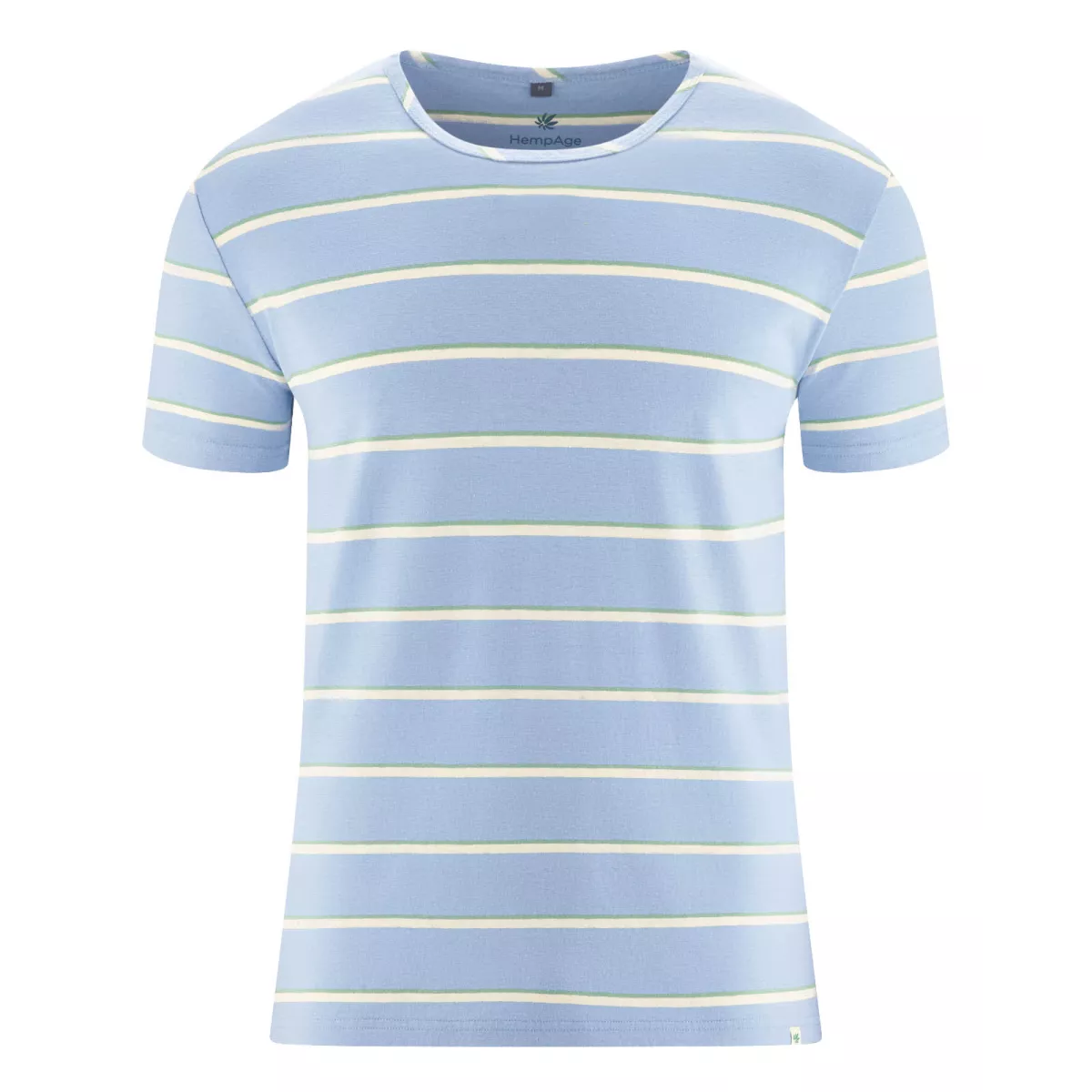 T-shirt Homme en chanvre coton bio - motif rayé