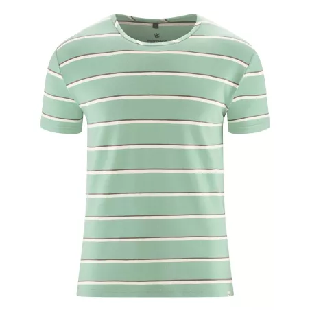T-shirt Homme en chanvre et coton bio - motif rayé