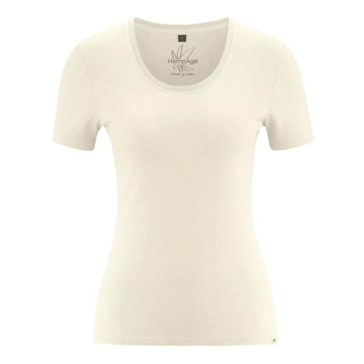 T-shirt coupe slim pour femme en chanvre et coton bio