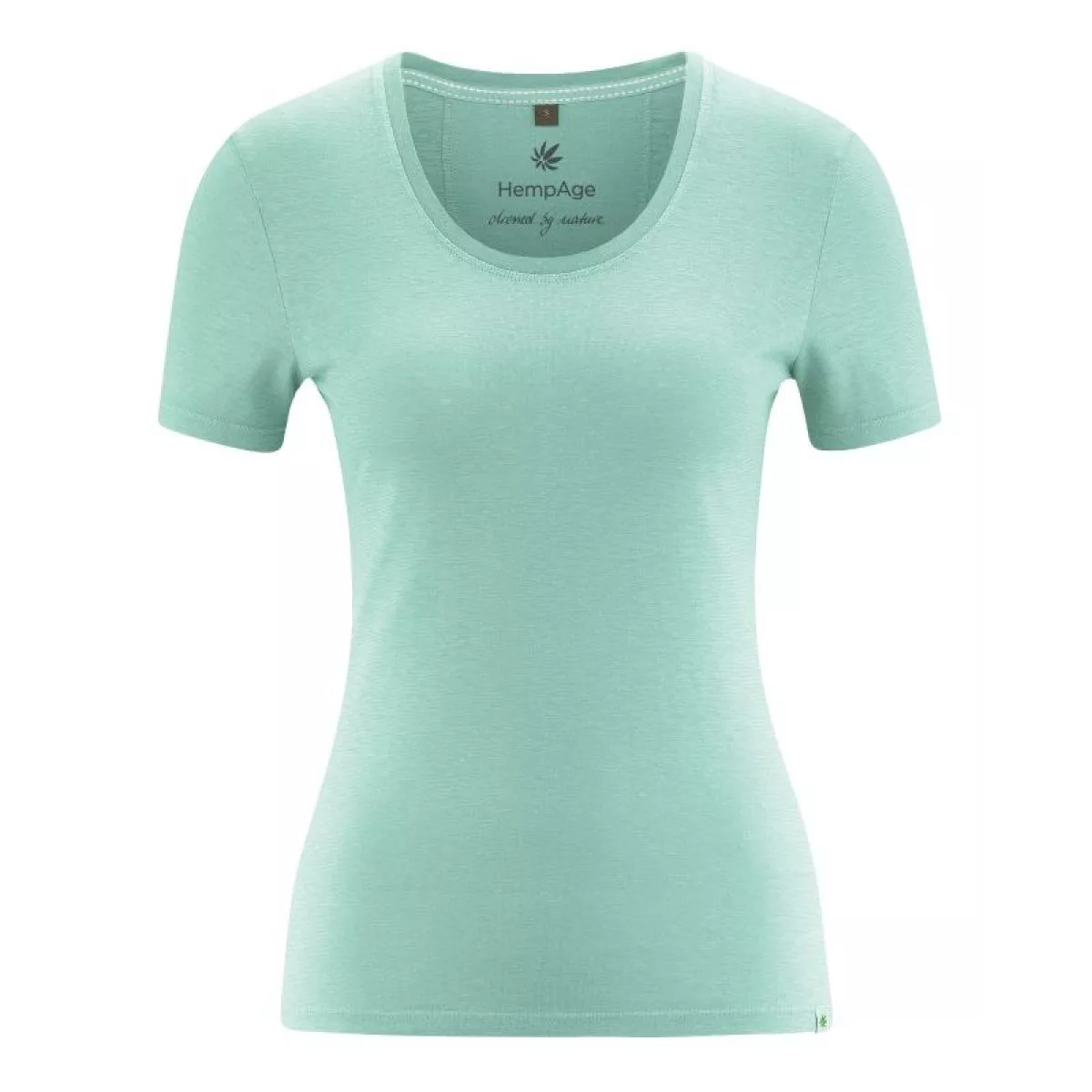 T-shirt coupe slim pour femme en chanvre et coton bio
