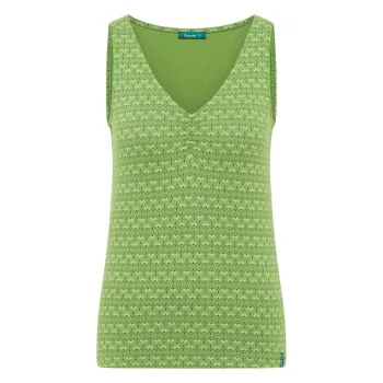 Top en jersey femme en coton bio avec confort stretch