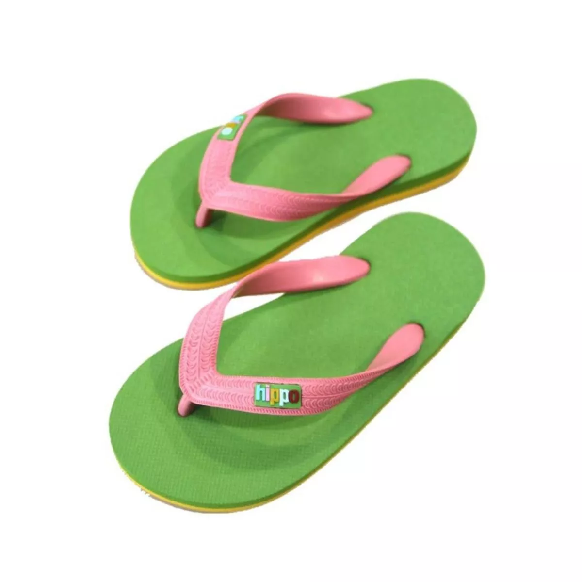 Tongs écologiques verts et rose pour enfant Tongs écologiques verts et rose pour enfant