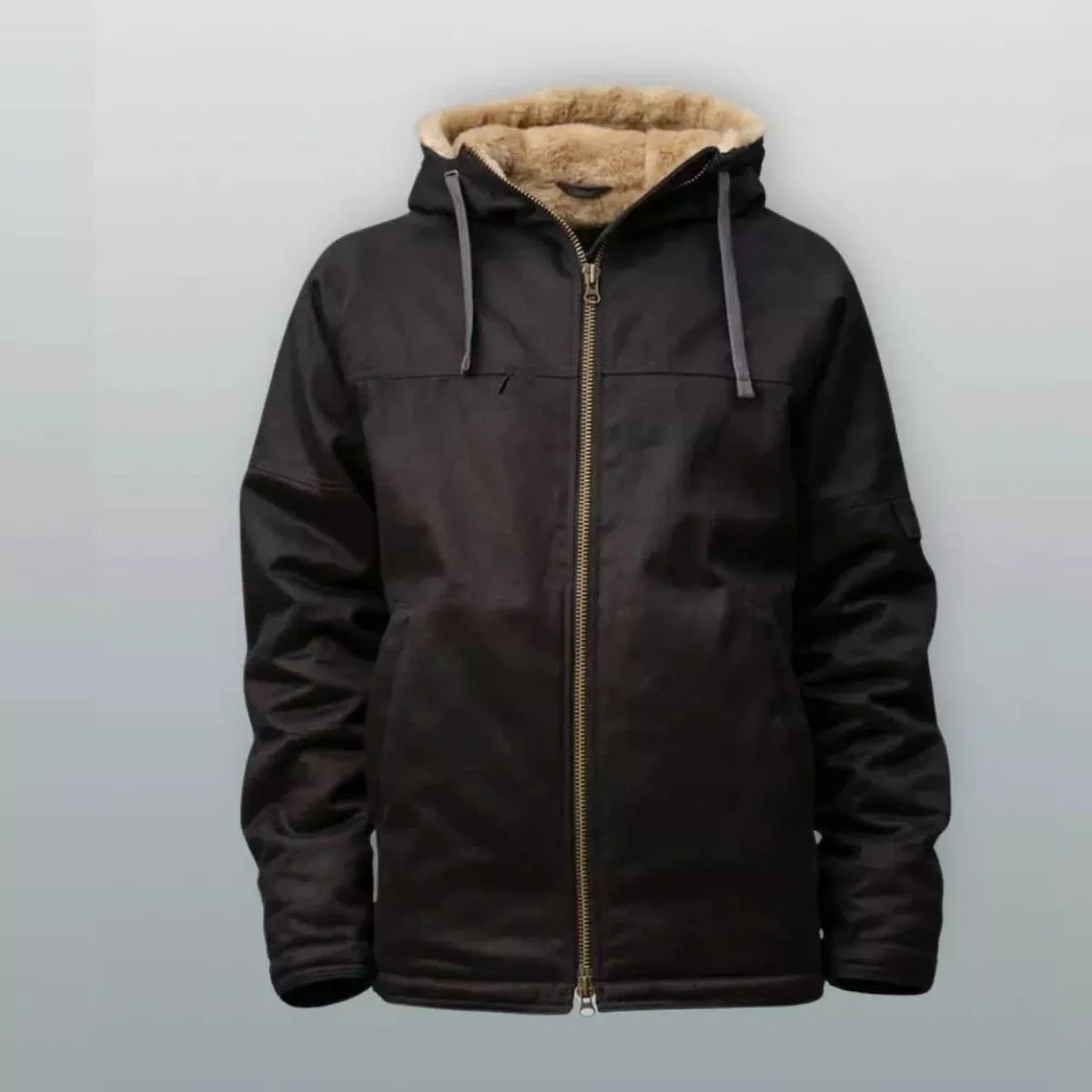 Veste homme en chanvre, noir