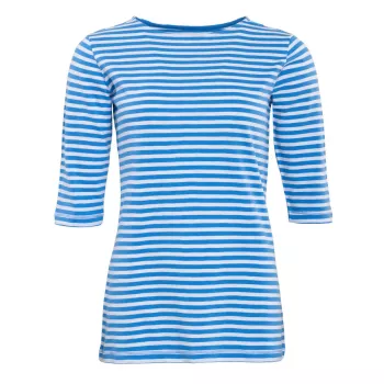Tee-shirt durable en tons bleus