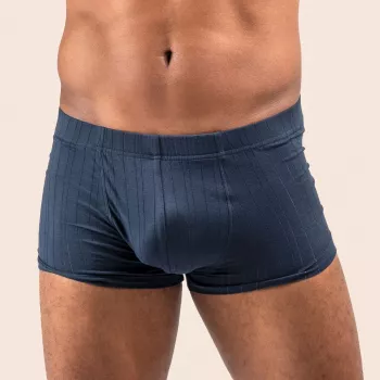 Lot de deux boxers en coton bio, nuances de bleu