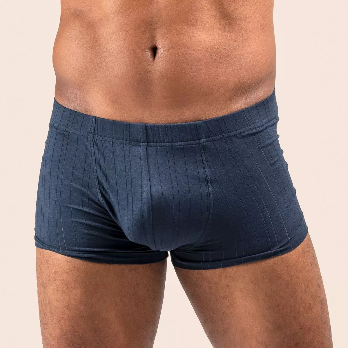 Lot de deux boxers en coton bio, nuances de bleu