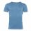 Tee-shirt classique en lin bio bleu