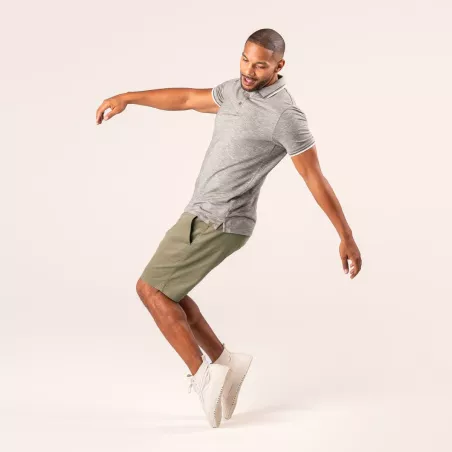 Bermuda en coton bio, vert, MIKA