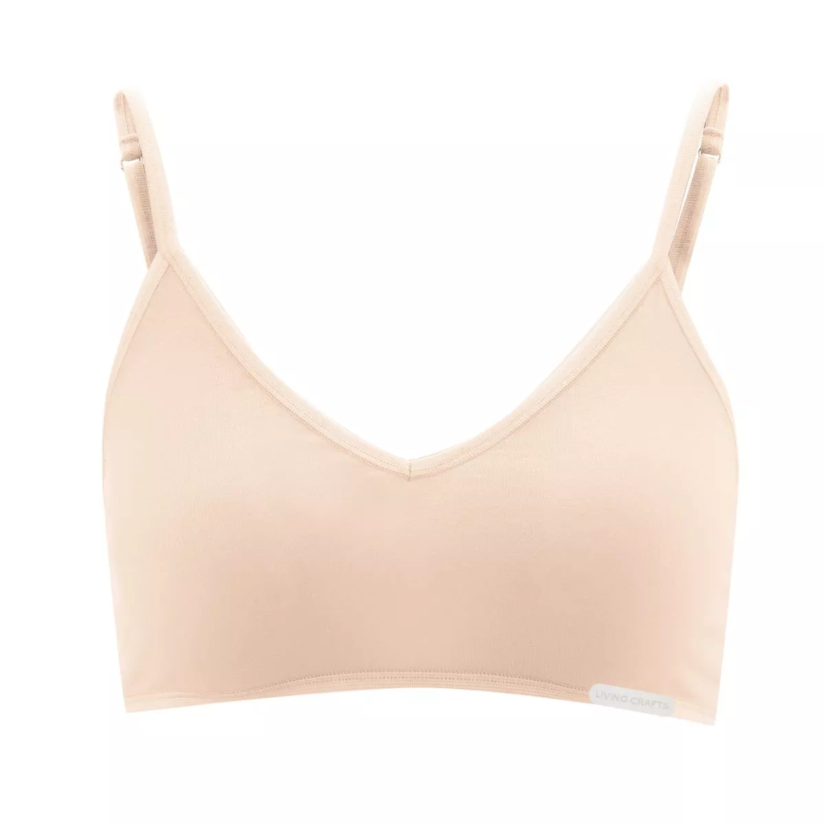 Bustier en coton bio, rose pâle, CAMILLA