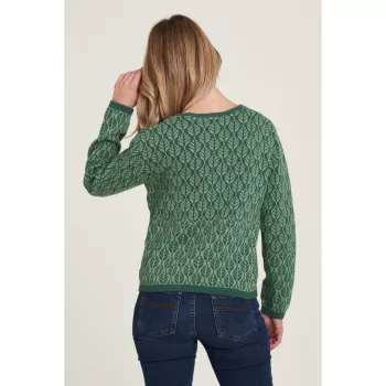 Cardigan femme en coton bio avec coupe ajustée