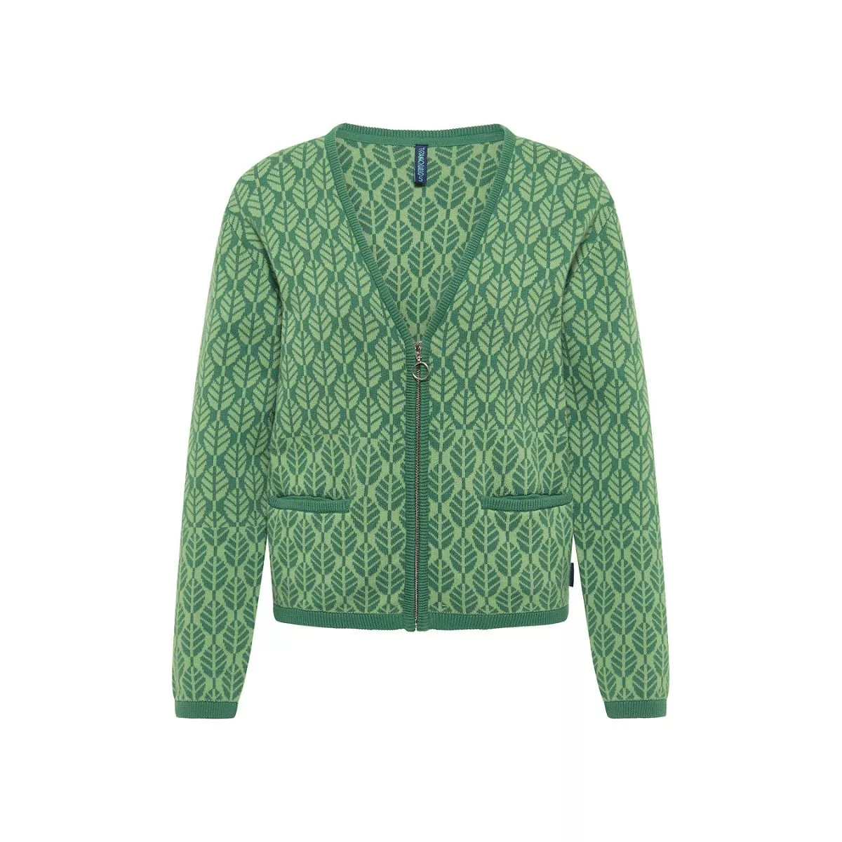 Cardigan femme en coton bio avec coupe ajustée
