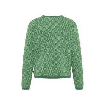 Cardigan femme en coton bio avec coupe ajustée