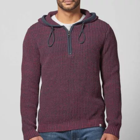 Pull à capuche chanvre et coton bio 