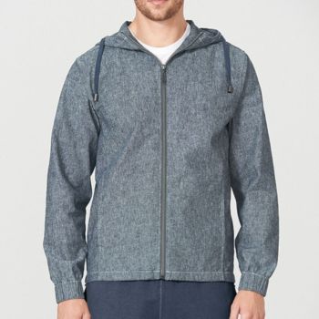 Sweat, veste zippée à capuche en chanvre et coton bio