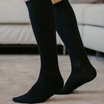 Chaussettes hautes noires 