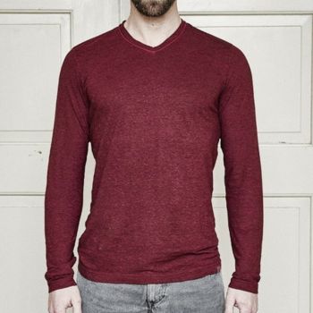 T-shirt manches longues coton bio chanvre Volker