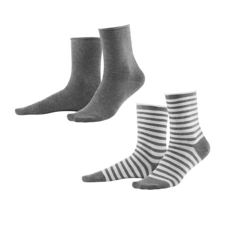 Lot de 2 paires de chaussettes Alexis en coton bio