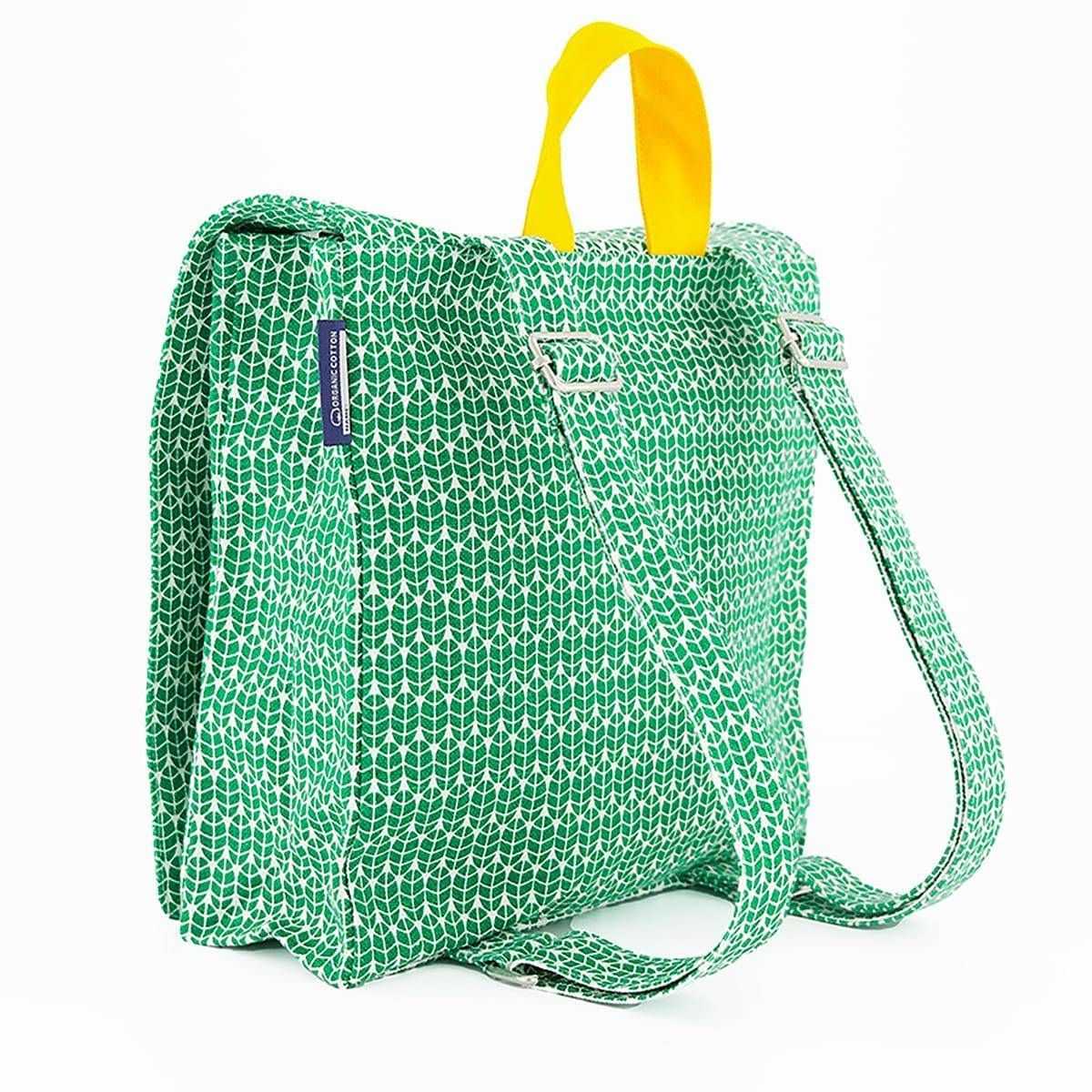 Sac à dos Tigre, vert, GOTS