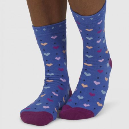 Chaussettes en coton biologique "Tyas Heart"