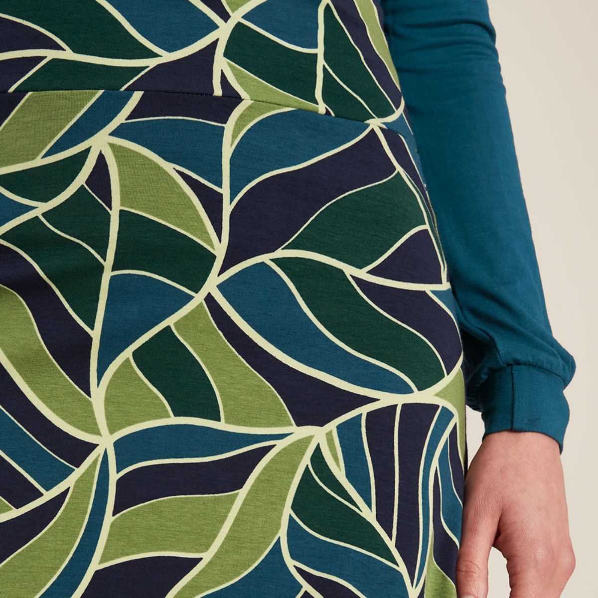 Jupe pour femme, motif "Moderne", coton bio, GOTS