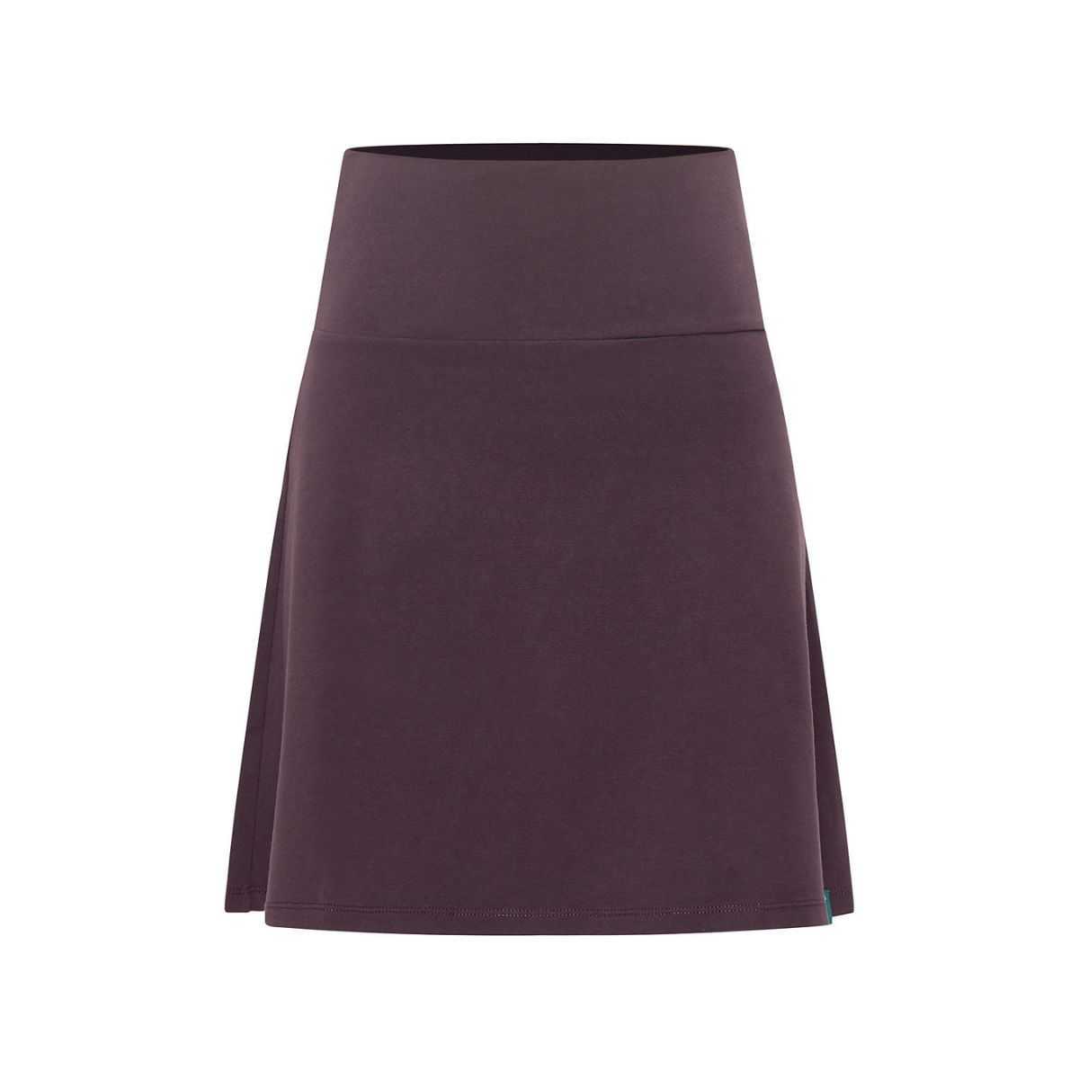 Jupe pour femme, unie, coton bio, GOTS