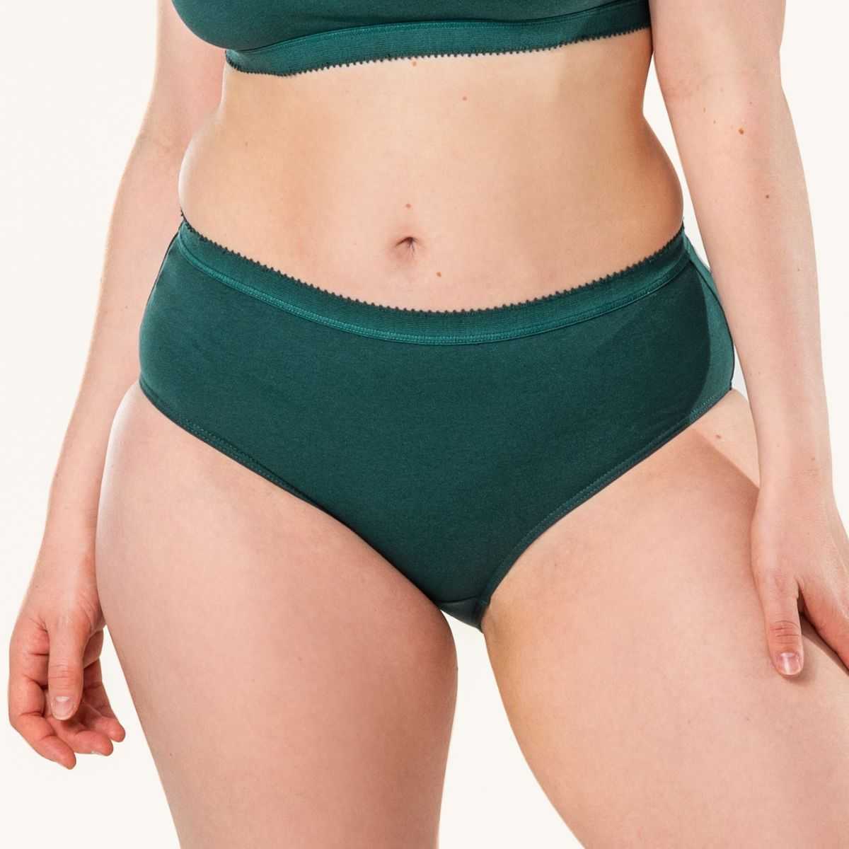 Lot de 3 slips "POLLY" coton bio, GOTS et VEGAN