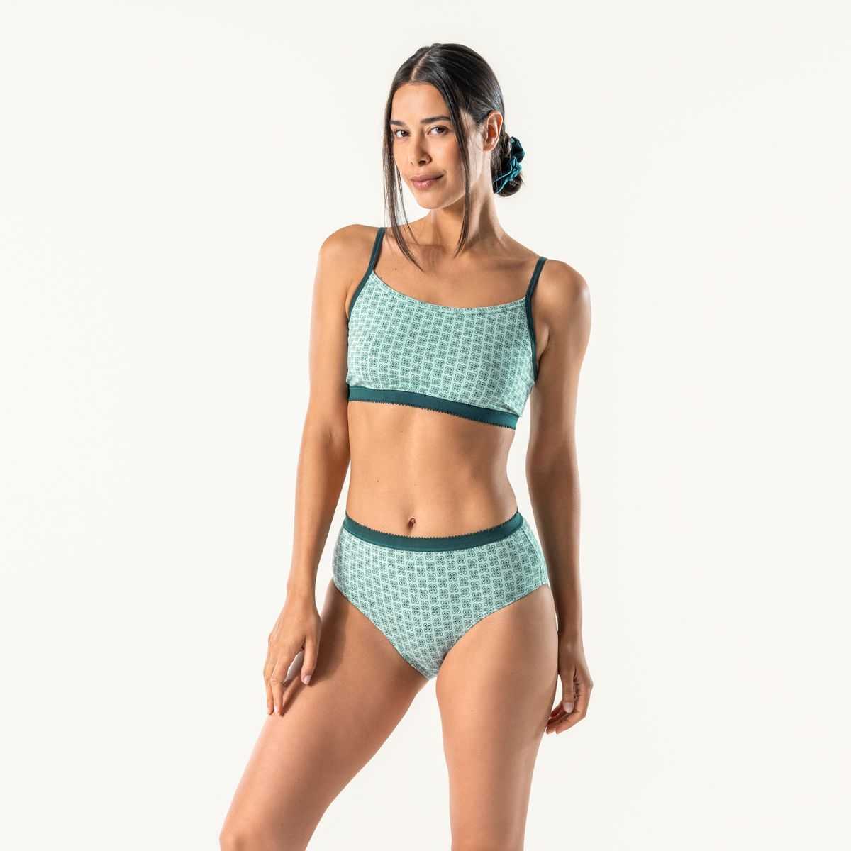 Lot de 3 slips "POLLY" coton bio, GOTS et VEGAN