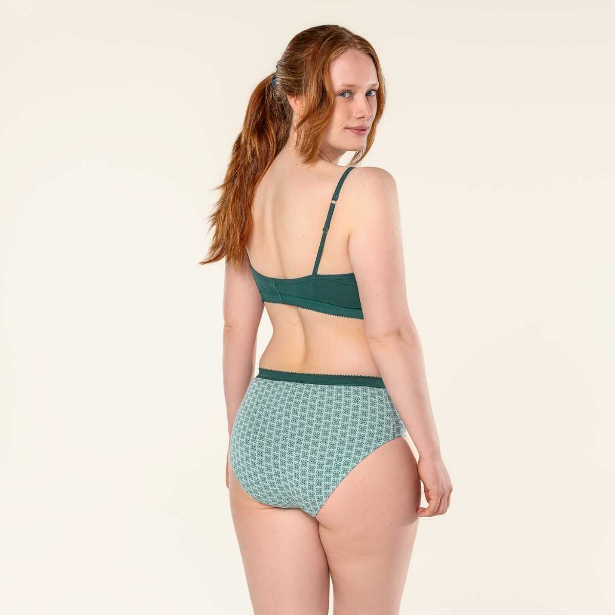 Lot de 3 slips "POLLY" coton bio, GOTS et VEGAN