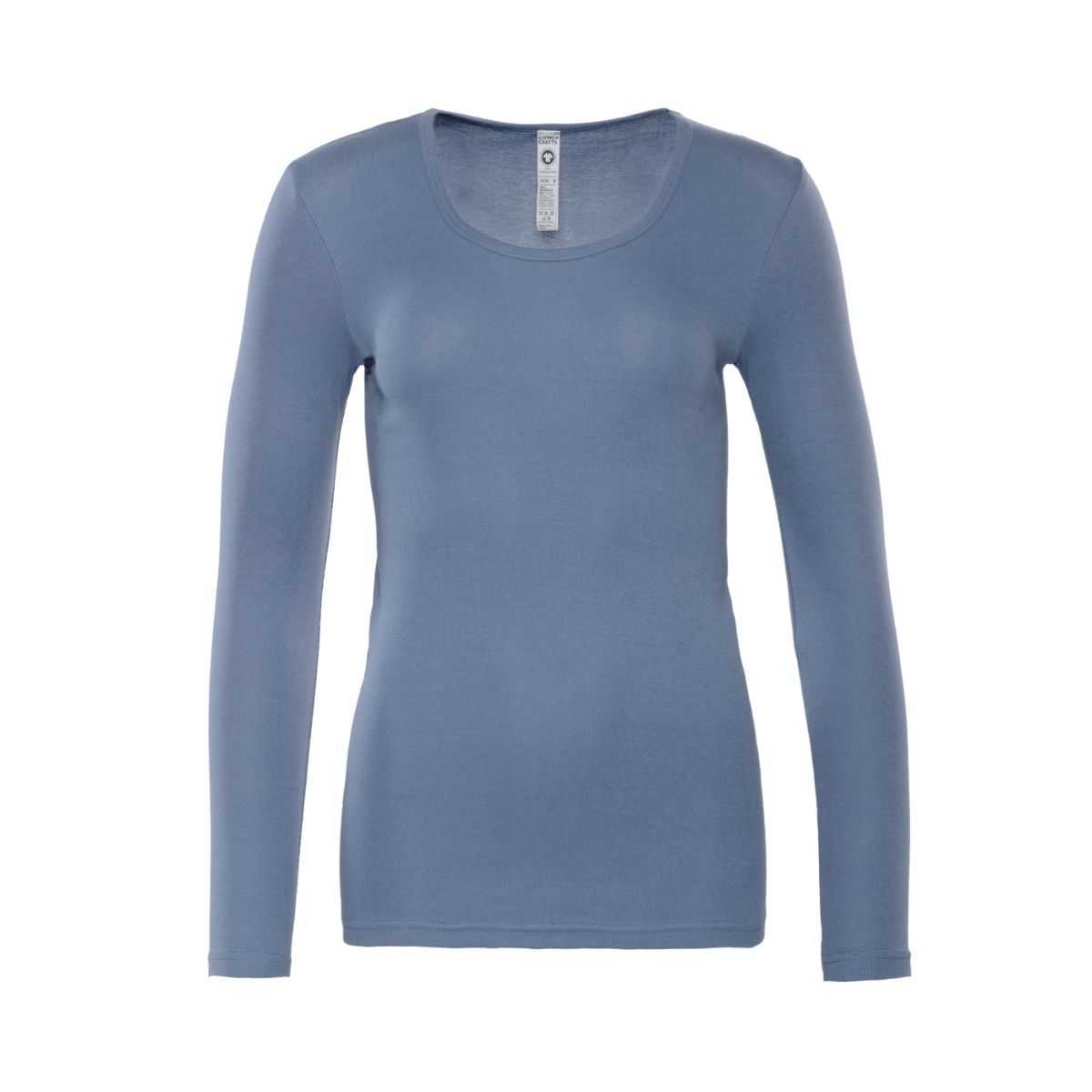 Maillot de corps "JOHANNA" manches longues, 100% coton bio, GOTS et VEGAN