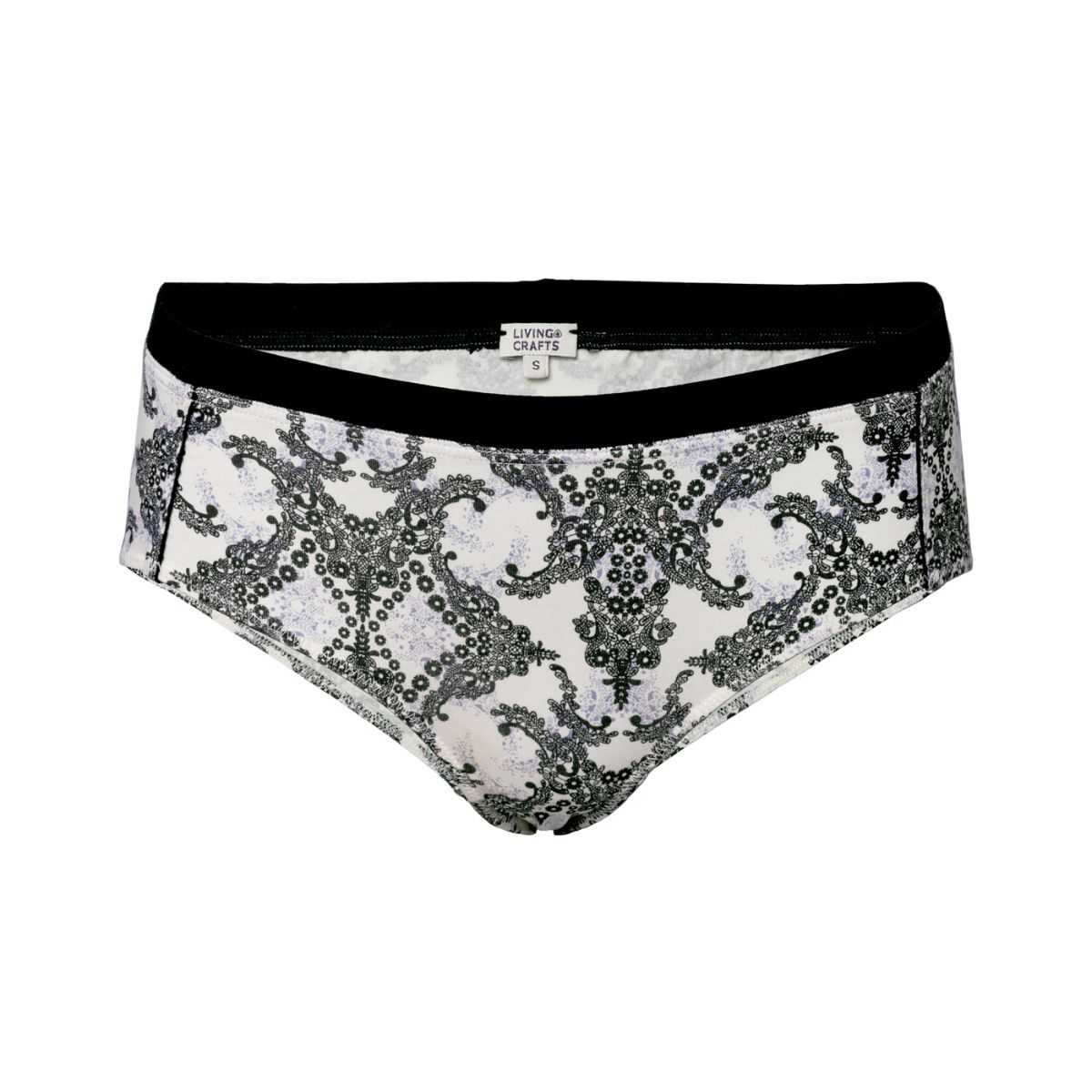 Shorty "SOLANDIA" coton bio et micro modal, noir, VEGAN