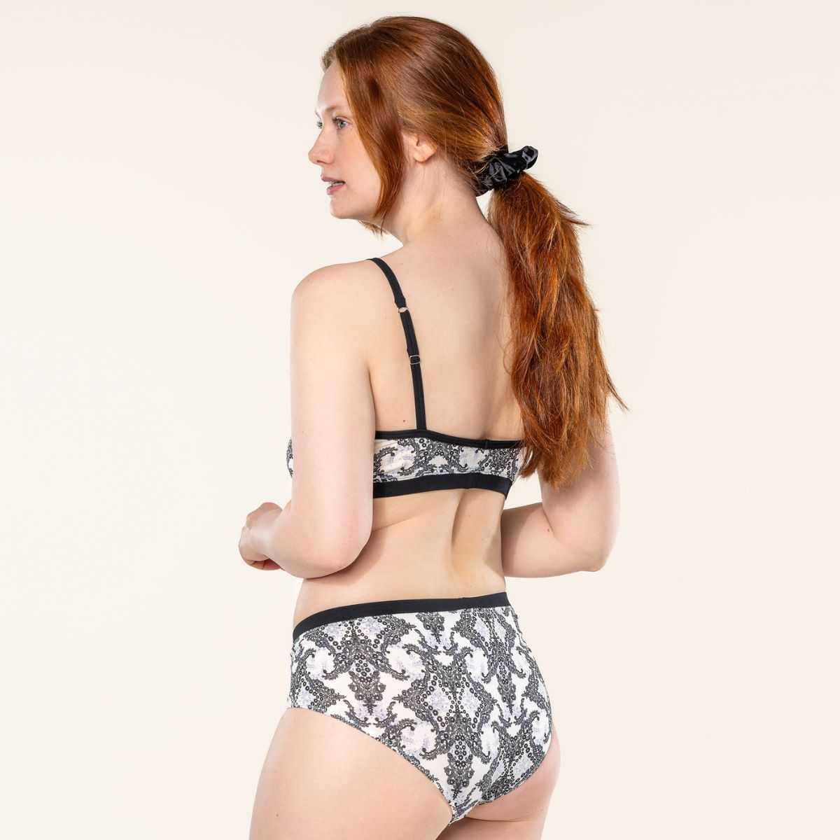 Bustier "SANDRINA" coton bio et micro modal, VEGAN