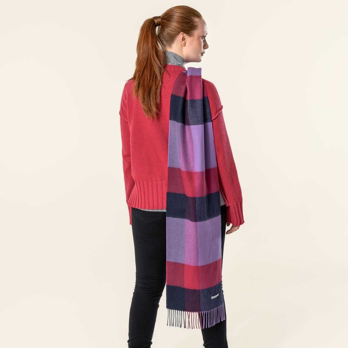 Écharpe "NOTT" 100% laine, multicolores, RWS