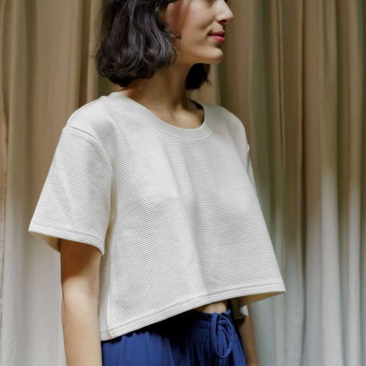 T-shirt boxy "CHAMMA" 100 % coton bio, Muùne