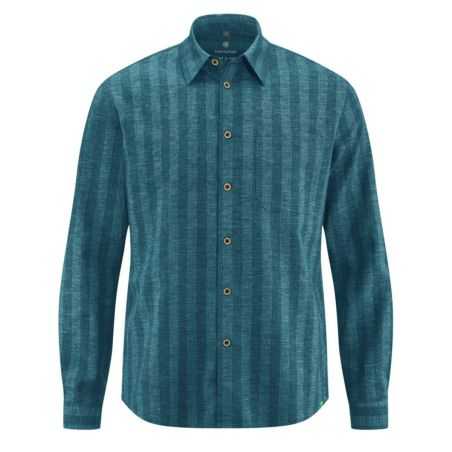 Chemise homme rayé, élégante en chanvre