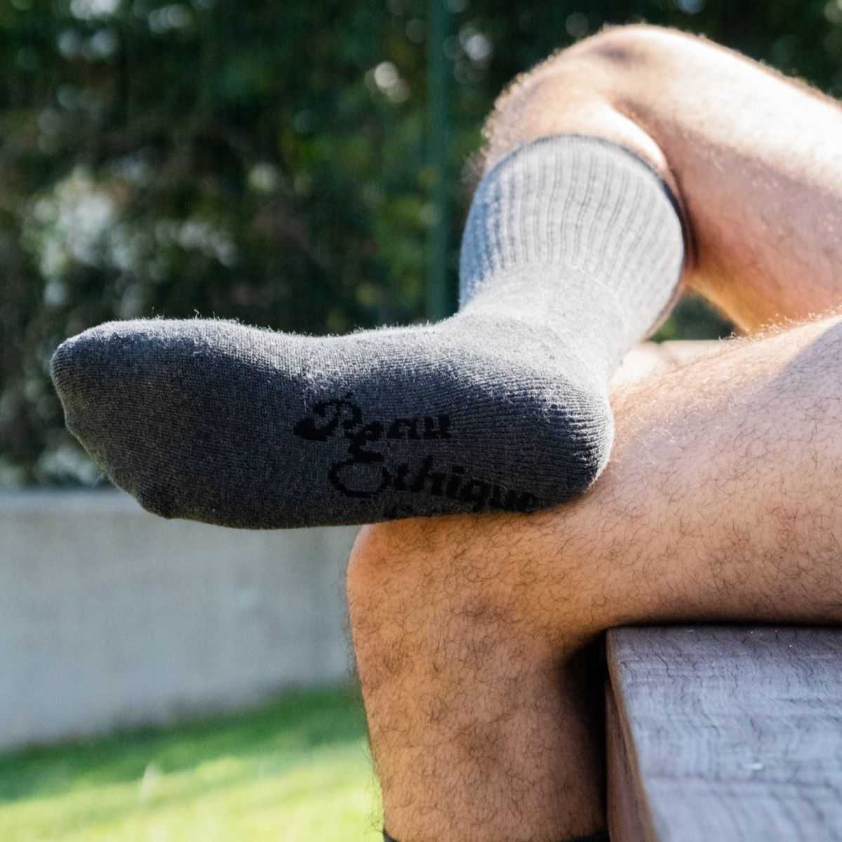 Chaussettes épaisses Gris