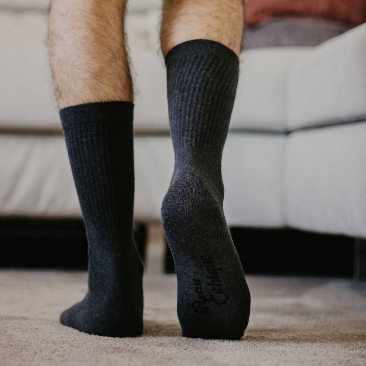 Chaussettes épaisses Gris