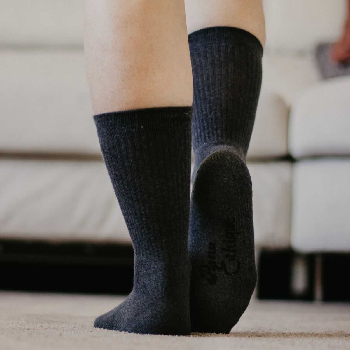 Chaussettes épaisses Gris