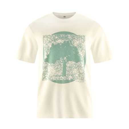 T-Shirt imprimé pour homme en chanvre et coton bio